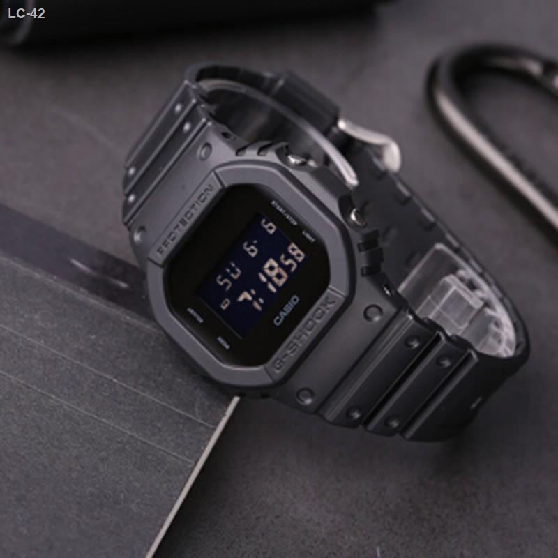 ♨Casio G-Shock นาฬิกาข้อมือผู้ชาย สายเรซิ่น รุ่น DW-5600BB-1 - สีดำ