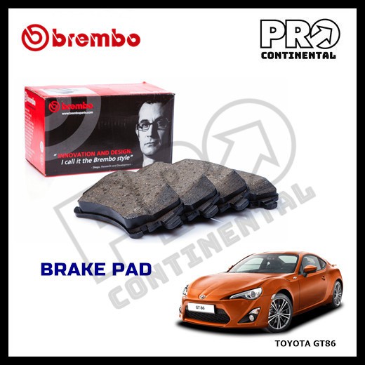ผ้าเบรค BREMBO TOYOTA GT86