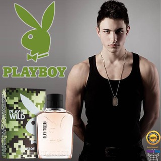 PLAYBOY Play It Wild For Him Eau De Toilette 100ml. น้ำหอมลิขสิทธิ์ของแท้ซีรี่ย์ใหม่จากแบรนด์เพลย์บอยกลิ่นใหม่สุดแนวสำหร