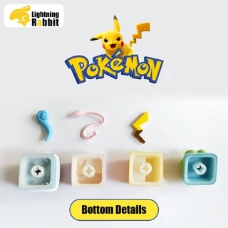 【KEYCAP】Pikachu ปุ่มกดคีย์บอร์ด พลาสติกเรซิ่น ลายปิกาจู โปเกม่อน R4 OEM DIY
