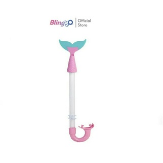 BLING2O ท่อดำน้ำเด็กยอดฮิตจากอเมริกา ARIETAIL MERMAID TAIL SNORKEL MINT TO BLUE ถ่ายรูปสวย mouth piece เล็กสำหรับเด็ก