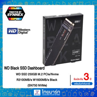 WD Black SN750   250GB  SSD WD Black SN750 M.2 PCIe NVMe   WDS250G3X0C