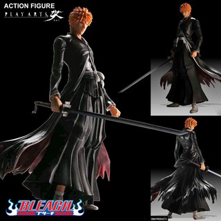 Figma ฟิกม่า Model Play Arts Kai Square Enix จากการ์ตูน Bleach บลีช เทพมรณะ Ichigo Kurosaki คุโรซากิ อิจิโกะ Bankai