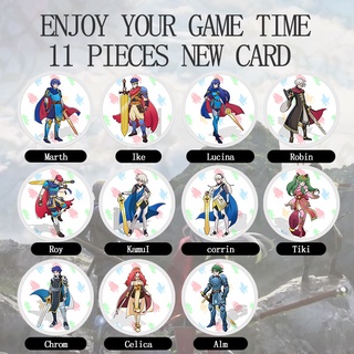 การ์ดสัญลักษณ์ amiibo Fire Emblem: ThreeHouses Amibo Cards NTAG215 Print NFC Card พร้อมกล่องเก็บ 11 ชิ้น