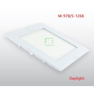 Micron LED Downlight แบบเหลี่ยม 12W แสงขาว