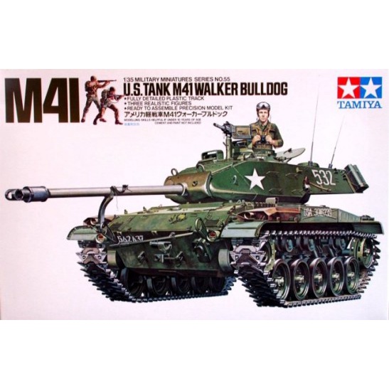 1/35 Military Miniatures Series No.55 U.S. Tank M41 Walker Bulldog