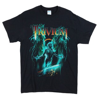 ถูกสุดๆเสื้อเชิ้ตพิมพ์ลาย Trivium Music - Ghost / Ghost / Gildan / Gildanรหัสเต็ม