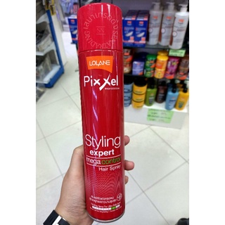 Lolane Pixxel Styling Expert mega control Hair Spray สเปรย์จัดแต่งทรงผมโลแลน พิกเซล 300 ml.