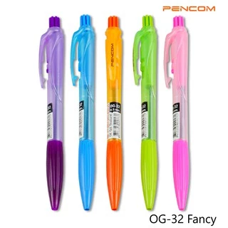 Pencom OG32-Fancy ปากกาหมึกน้ำมันแบบกด (รับใบเสร็จรบกวนแจ้งในหมายเหตุ)