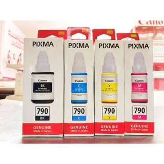 หมึกปริ้น Canon มีกล่อง gi-790 4 สี