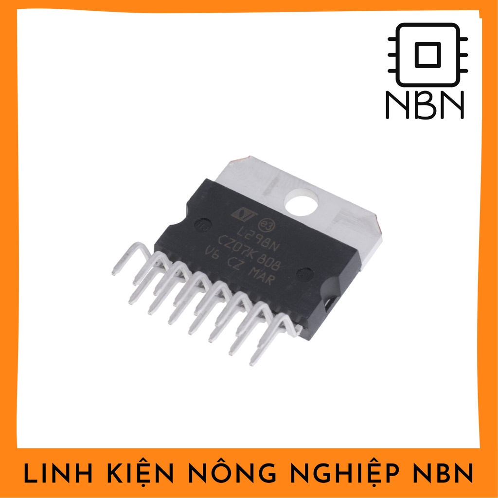 L298N 3A ไดร์เวอร์มอเตอร์ IC ZIP15 พิน