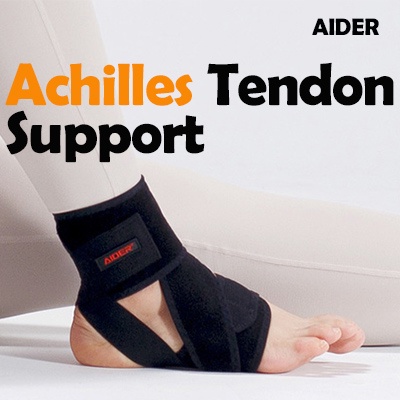 Aider Achilles Tendon Support - Relieves Achilles Tendonitis, Breathable and Lightweight Neoprene Ma