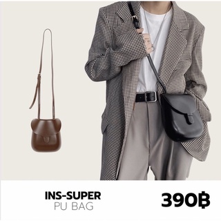 THEBOY-INS SUPER PU BAG กระเป๋าสะพายหนัง