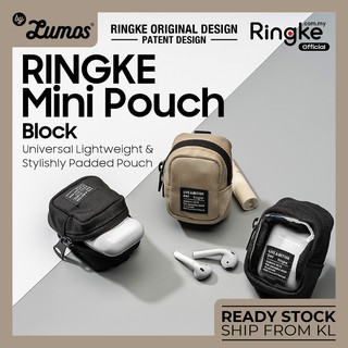 Ringke BLOCK MINI Pouch กระเป๋าบุนวม น้ําหนักเบา