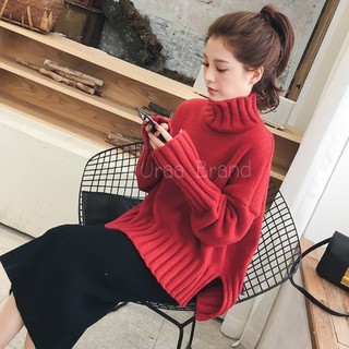 3 สี (พร้อมส่ง) เสื้อไหมพรมคอปีน รุ่น เสื้อไหมพรม เสื้อคอปีน Sweater New Season SS-3 (ฟรีไซส์)