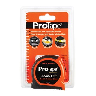 PROTAPE (โปรเทป) 0-312ME ตลับเมตร 3.5M/12FT ORANGE/BLACK