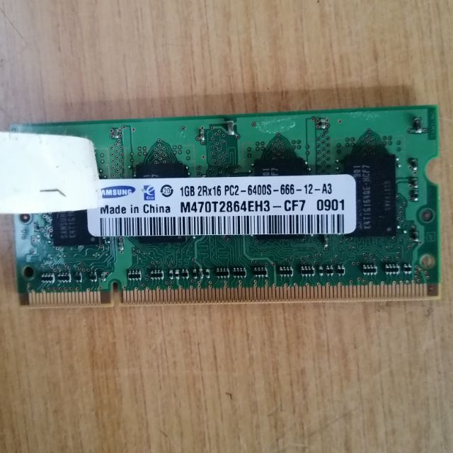 มือสอง Samsung 1GB 2RX16 PC2 6400S 666 12 A3 RAM