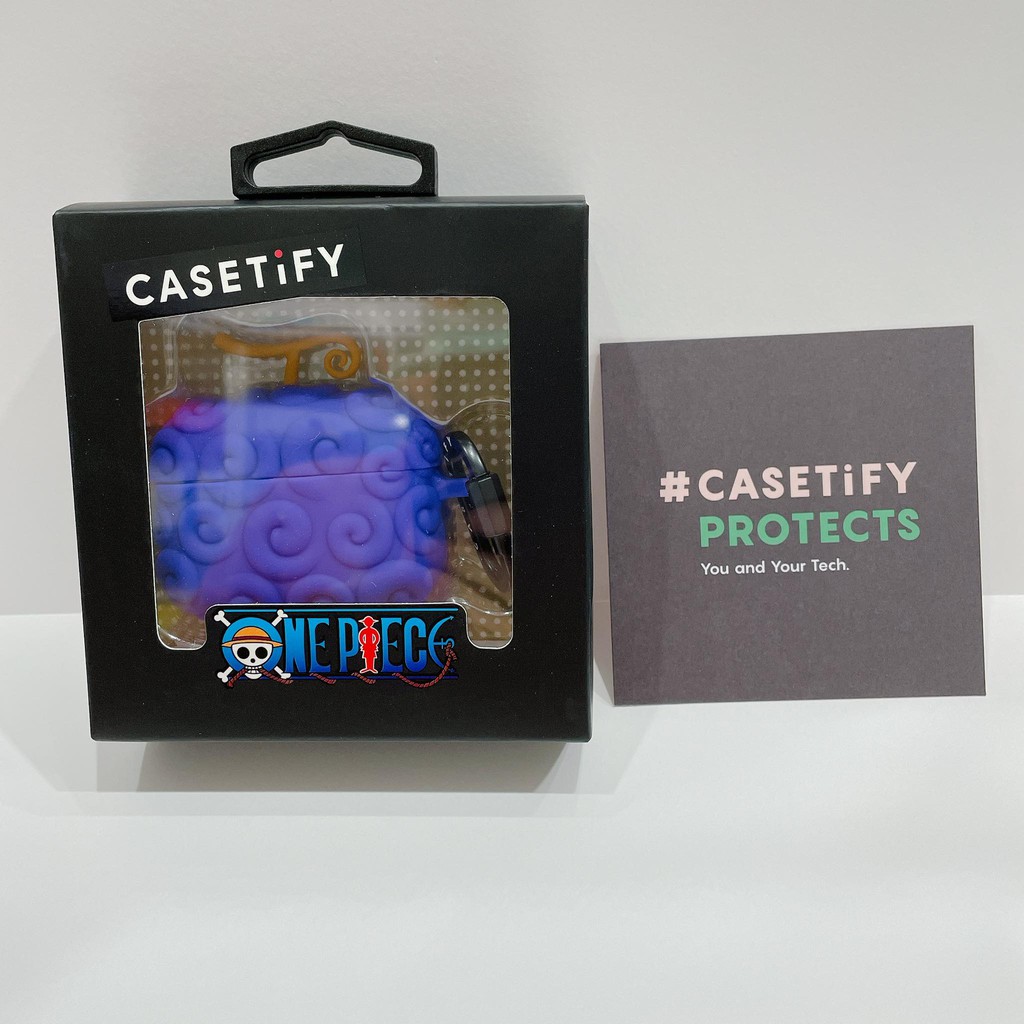 ของแท้ มือหนึ่ง CASETiFY x One Piece Silicone 3D Airpods Pro Case - Purple