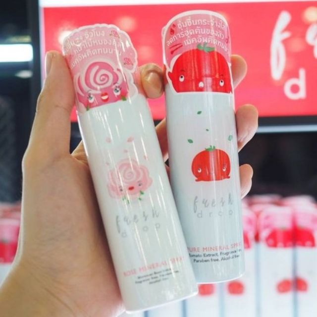 Fresh drop pure mineral spray Tomato/Rose 50 ml.