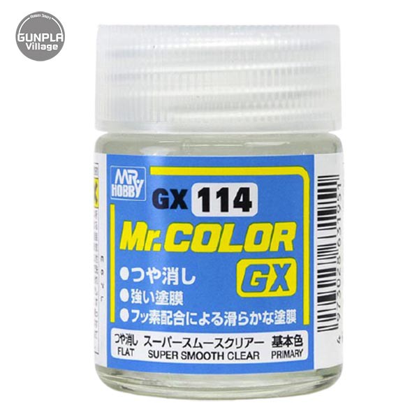 Mr.Hobby MR.CLEAR COLOR GX114 Super Smooth Clear Flat 4973028631951 (สี)