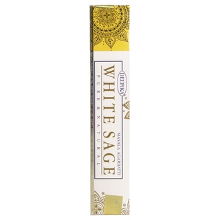 Natural Efe  Indian incense sticks - DEEPIKA White Sage  ธูปหอม ไวท์เซส 15g