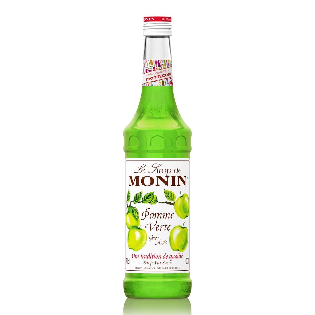 โมนิน ไซรัป Green Apple (Monin Syrup Green Apple) 700 ml.
