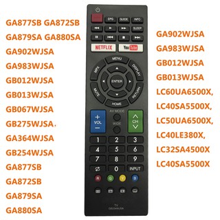 รีโมตคอนโทรลสมาร์ททีวี LED (GB234WJSA) - NETFLIX / YOUTUBE FUNCTION GB094WJSA RRMCGB094WJSA GA902WJSA GA983WJSA GB012WJSA GB013WJSA GB067WJSA GB254WJSA