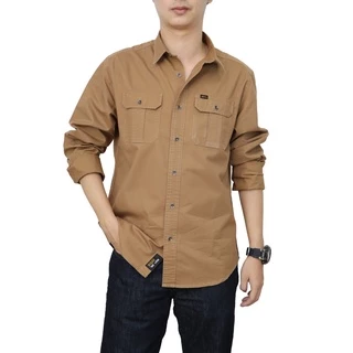 ฺBOVY SHIRT เสื้อเชิ้ตสลิมแขนยาว ทรงสวย เท่ห์มีสไตล์ หลากสี-BBS33871