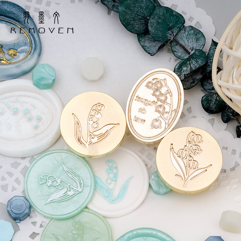 ตราประทับขี้ผึ้ง ลายต้นไม้ สไตล์เรโทร สําหรับตกแต่งซองจดหมาย เชิญงานแต่งงาน