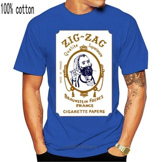 คอลูกเรือเสื้อยืดแขนสั้น ผ้าฝ้าย พิมพ์ลายบุหรี่ Zig Zag Pr 4 NPknnc21EIcgoe66S-5XL