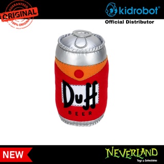 KIDROBOT The Simpsons Duff Beer Can 10" Collectible Plush