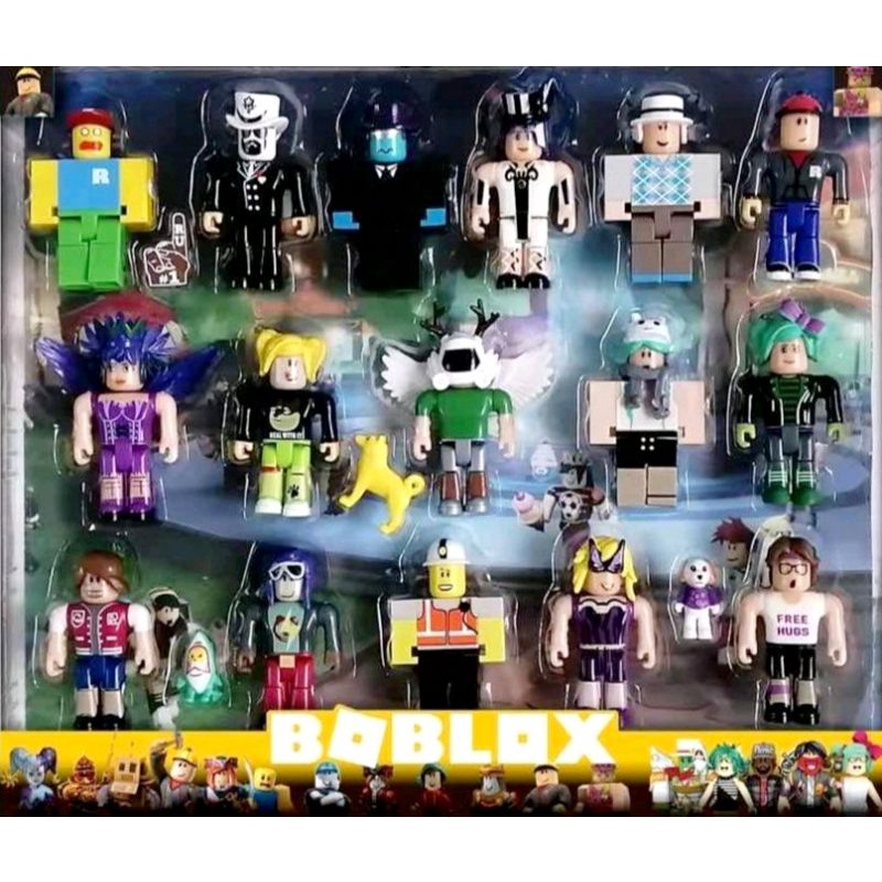 โมเดล โรบล็อก ROBLOX 16ตัว (เซ็ทA&เซ็ทB) ขนาด8cm.