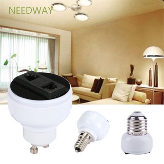 Needway ซ็อกเก็ตปลั๊กซ็อกเก็ตหลอดไฟ E27 Screw Lamp Base Connector หลายสีสําหรับใช้ในครัวเรือน