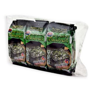 เอ็มแอนด์เค สาหร่ายย่างสไตล์เกาหลี รสออริจินัล ขนาด 5กรัม ยกแพ็ค 6ซอง M&amp;K KOREAN STYLE GRILLED SEAWEED ORIGINAL