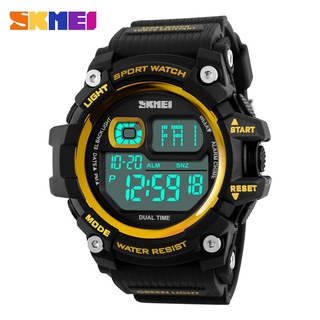 SKMEI Sport Watch Men Big Dial Multifunction Chronograph 5Bar Waterproof Watches Shock Resistant Digital Watch reloj