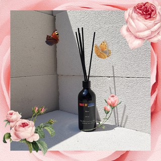 【ซื้อ L แถม S】 ก้านไม้ หอมปรับอากาศ กลิ่น ROSE ก้านไม้หอม อโรม่า น้ำหอมปรับอากาศ Reed Diffuser by haus of scent