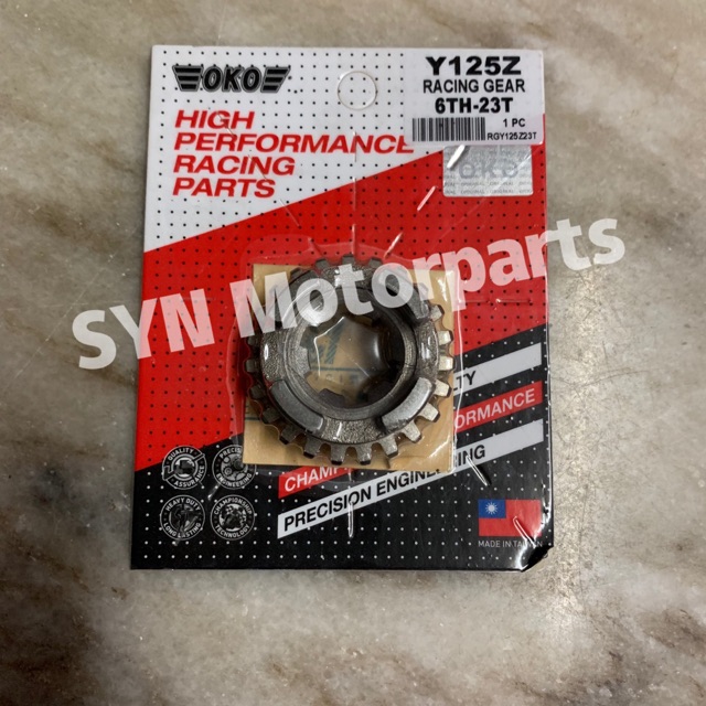 เกียร์แข่ง Y125Z 6TH 23T OKO Yamaha