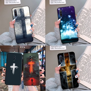 เคสโทรศัพท์มือถือ ซิลิโคนนุ่ม ลายไม้กางเขนคริสเตียน สําหรับ Realme C2 C3 C21Y C12 C15 C17 C20 C21 C11 2020 2021 C25Y XLP16