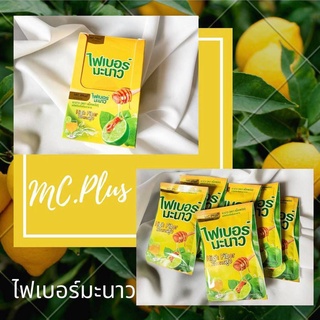 [ยกกล่อง:6 ซอง]แม็คพลัส ไฟเบอร์‼️มะนาว✅MC.Plus Manow ไฟเบอร์มะนาว 18 กรัม