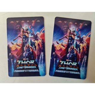 บัตรสะสมthor love and the thunder major ใช้ดูหนังได้