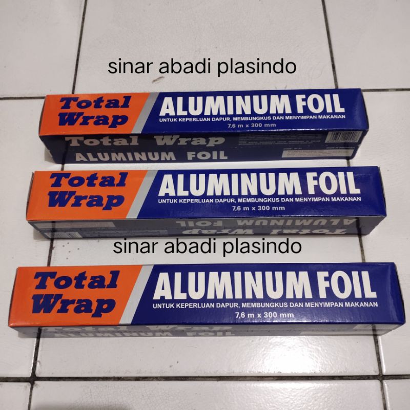 ห่อรวมอลูมิเนียมฟอยล์ ขนาด 30mx7.6m / Best Fresh ขนาด 30cmx7.6m