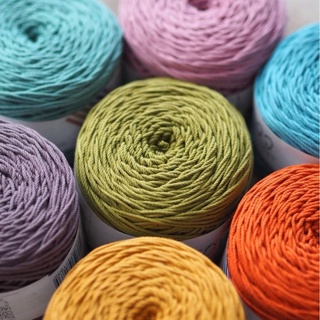 เชือกฟอก / เชือกฟอกเกาหลี Linea Cotton Field 100% Cotton 42 สี