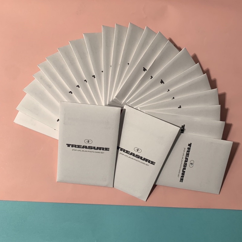<อัปเดตล่าสุด18/05>พร้อมส่งการ์ด treasure md pop up Jikjin photo card set ไม่แกะ การ์ด treasure แท้
