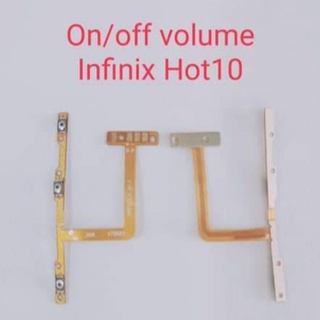 แพร์สวิทปิดเปิดเพิ่มเสียงลดเสียง on-off Volume.lnfinix Hot10