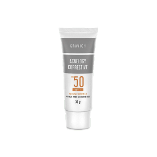 [ลดทันที 80 กรอกโค้ด TMDFCMR] Gravich Acnelogy Physical Sunscreen SPF50 PA+++ 30 g ครีมกันแดดผิวแพ้ง่าย ลดสิว คุมมัน