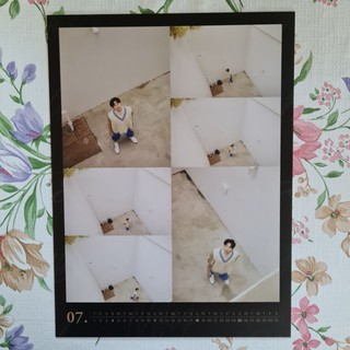 [แท้/พร้อมส่ง] หน้า​ปฏิทิน​ตั้งโต๊ะแบ่งขาย คิมนัมกิล Kim Nam Gil 2021 Seasons Greetings Desk Calendar