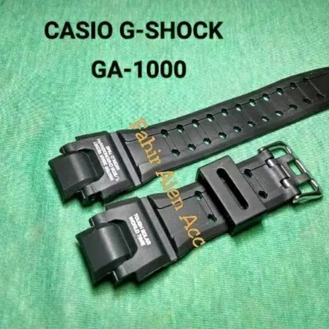 ดีที่สุด!!CASIO G-SHOCK GA-1000 WATCH STRAP QUALITY CASIO G-SHOCK GA1000 RUBBER STRAP