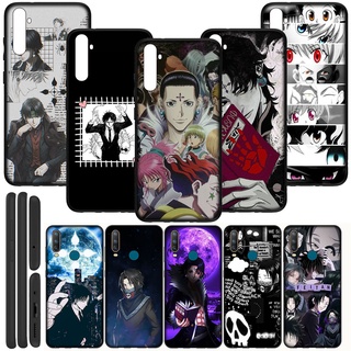 เคสโทรศัพท์มือถือ ซิลิโคนนิ่ม ลาย HXH Hunter × Hunter Chrollo Lucilfer Feitan Portor สีดํา สําหรับ OPPO A93 A94 4G A95 5G A92 A72 A52 A8 A31 2020 C2-TH40
