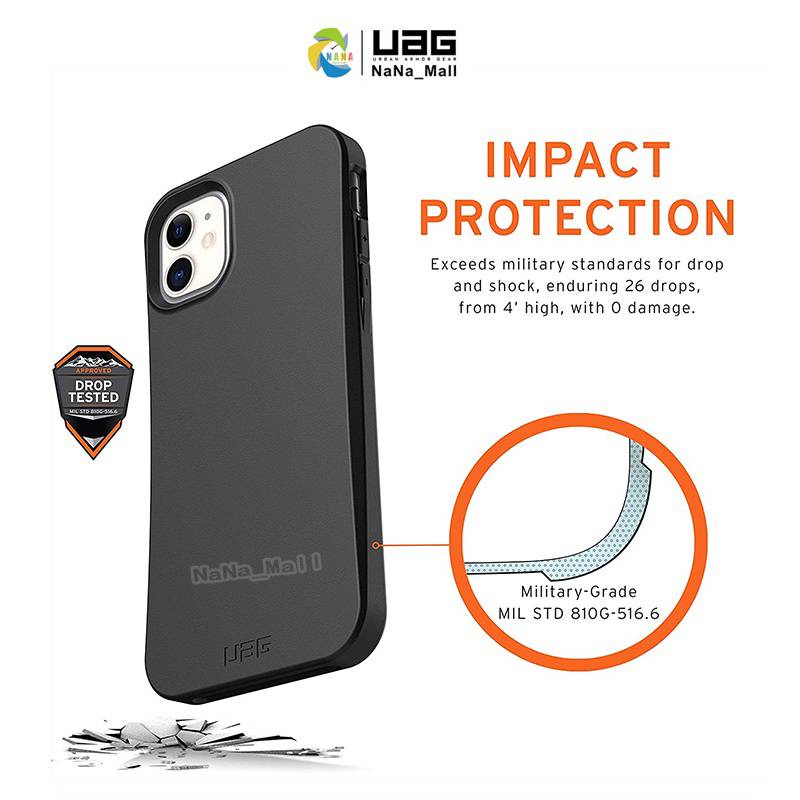 SALE A019 เคสUAG BIODEGRADABLE for IPHONE 11 12 13 14 15 6G 7G 8G 6PLUS XS XR MAX PRO PLUS