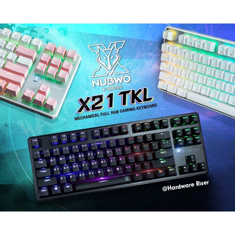 Nubwo X21 TKL 80% - Mechanical Keyboard ⌨‼️ของแท้ 💯% ประกัน 2 ปี 🔥🔥🔥